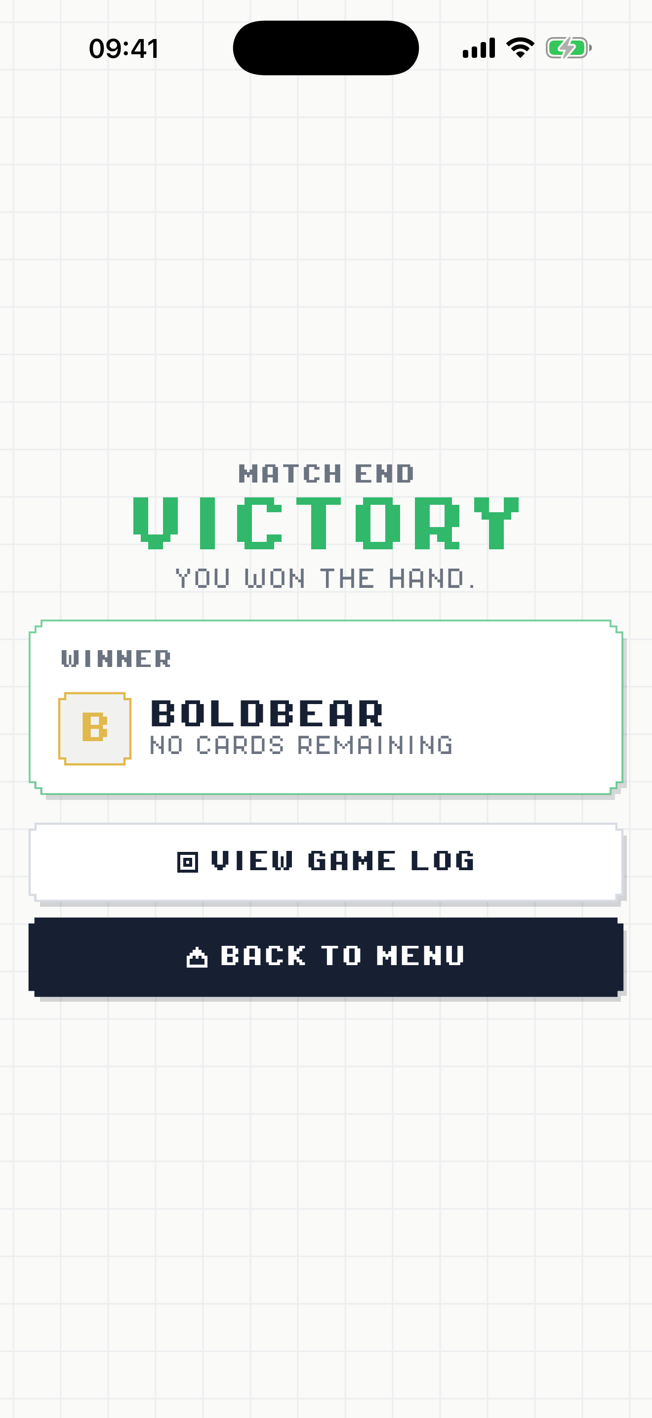 Match end